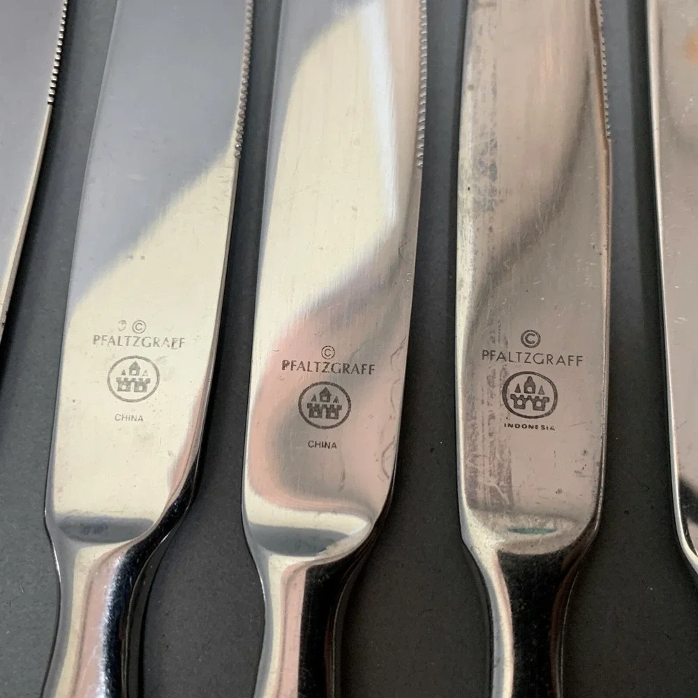 Pfaltzgraff‎ Kenilworth Knives Stainless Steel 9